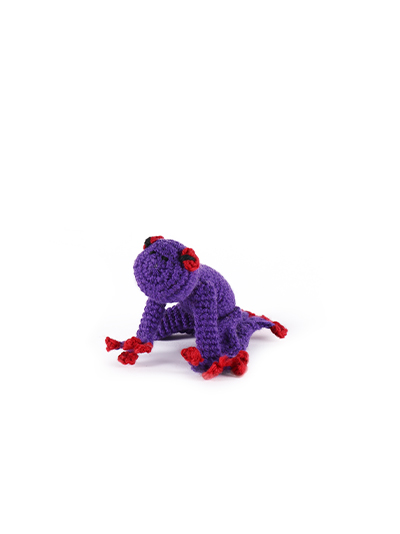 mini red-eyed tree frog crochet pattern